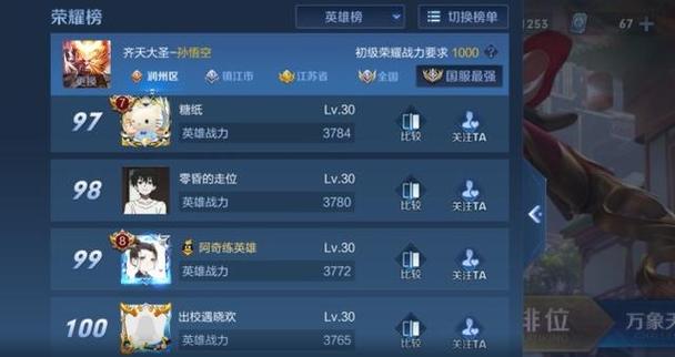 王者榮耀哪個區(qū)高手，王者榮耀哪個區(qū)高手最強？